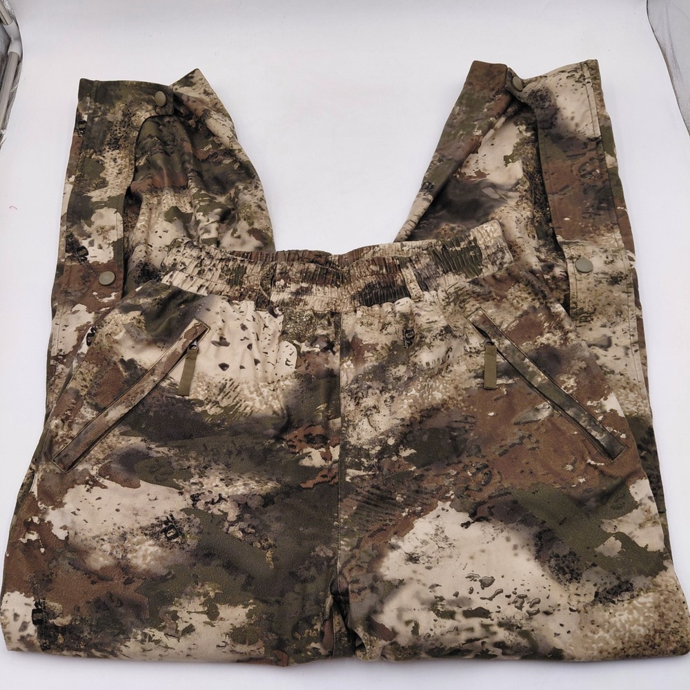 Cabelas Gore-Tex Hunting Pants Mens Medium Camo Waterproof M22PT042/R Camouflage